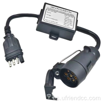 Adaptador impermeable OEM EE. UU./Cable lateral de 7way europeo